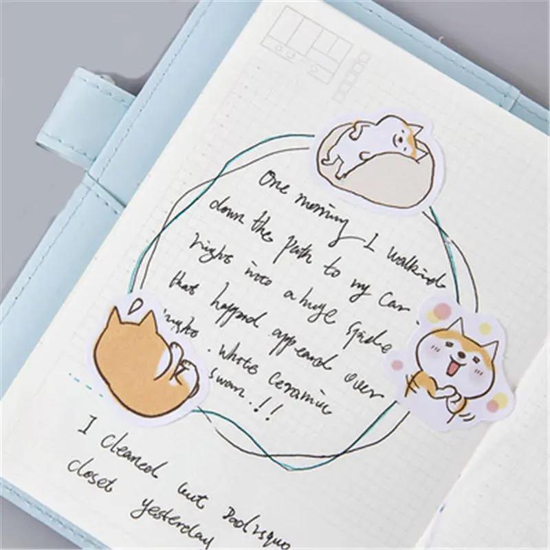 Стикеры с мультяшной собакой 45 шт./упак. детские игрушки аниме для