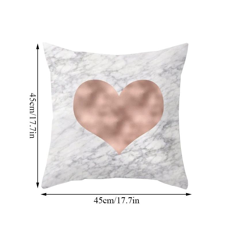 

Geometric Print Pillowcase Geometric Grey European Style Pillowcase Living Room Nordic Style Decorative Throw Pillowcases