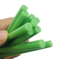 10 pcs green color 7mm hot melt glue sticks for electric glue gun car audio craft repair sticks adhesive sealing wax stick