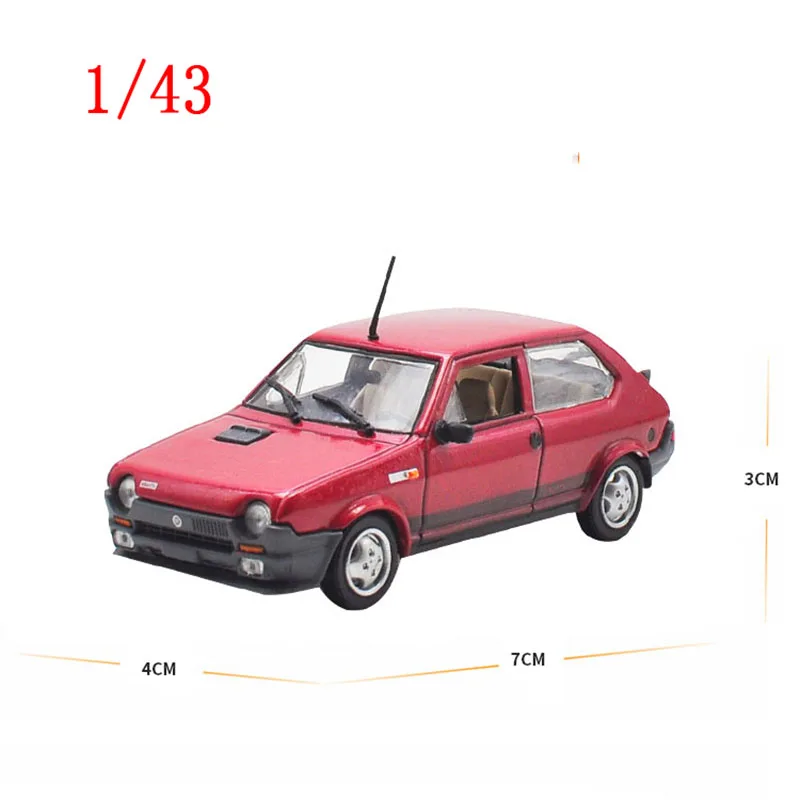 Литая модель автомобиля Ritmo 1/43 Abarth из сплава Классическая Коллекционная подарок