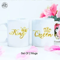 king queen mug set couples gifts birthday customized coffee mug custom mug lover christmas valentin day present anniversary gift