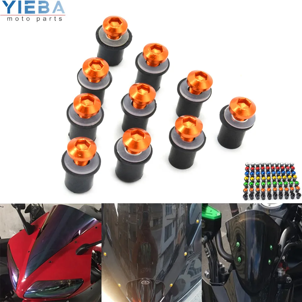 Универсальные болты для ветрового стекла мотоцикла винты 990 Super Suzuki SV 1000 SUZUKI Hayabusa