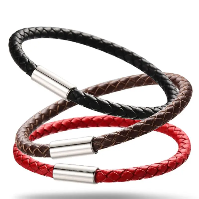 

20Pcs Tube Magnetic Clasps Leather Cord End Cap Necklace Bracelet Jewelry Making