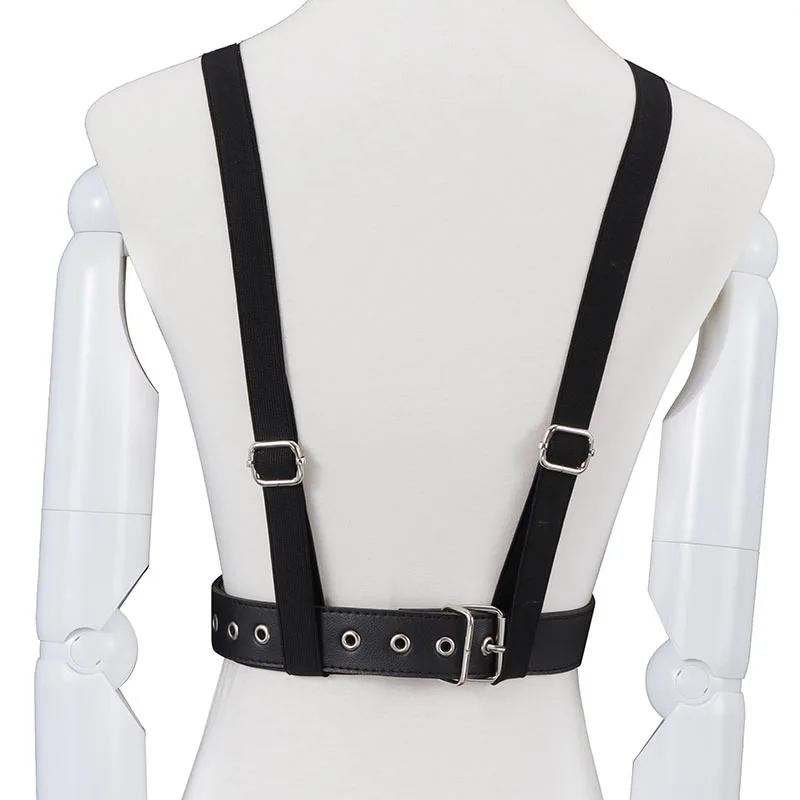 Из искусственной кожи для взрослых игры фетиш грудной бондаж сексуальный