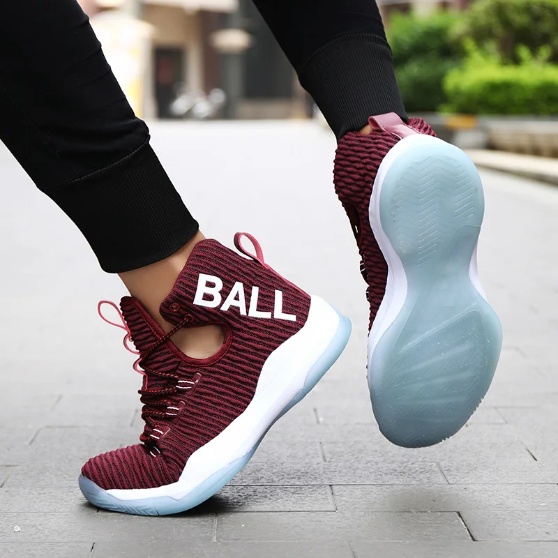 RUIFF Баскетбольная обувь для мужчин дышащие высококачественные кроссовки мужские