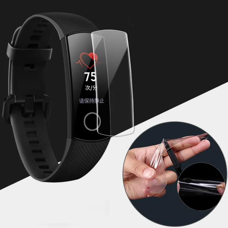 Пленка для экрана Huawei Honor Band 5 4 мягкая прозрачная защитная пленка Band5