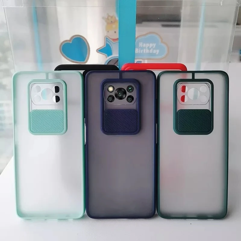 

Camera Lens Protection Case For Xiaomi Poco X3 F3 M3 Mi 10T Lite 11 11i Redmi K40 Note 10 Pro Max 9 9S 8 Matte Transparent Cover