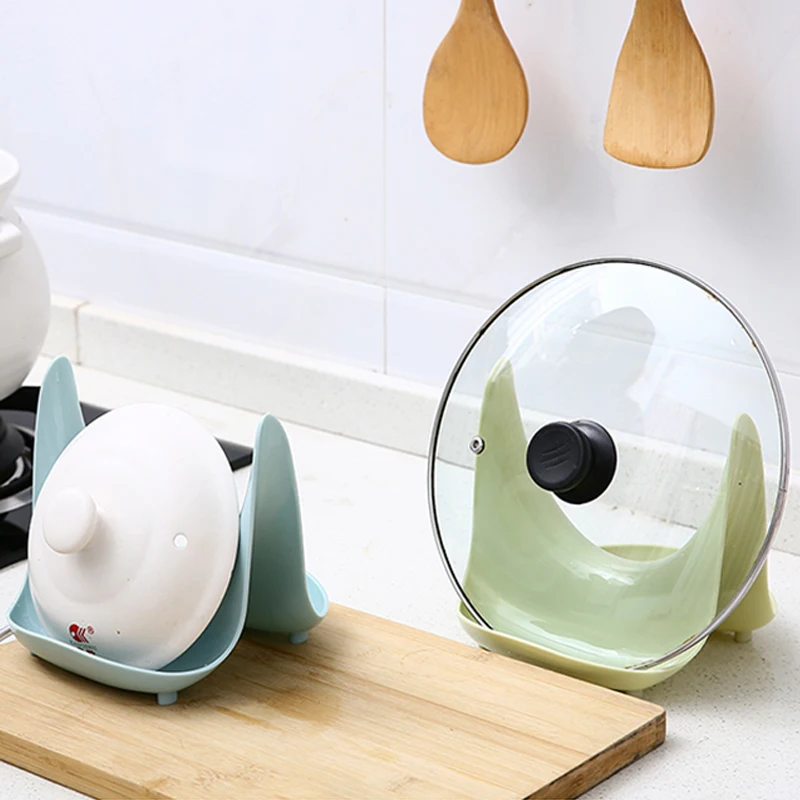 Держатель для крышки сковороды подставка кастрюль ложек кухонная утварь