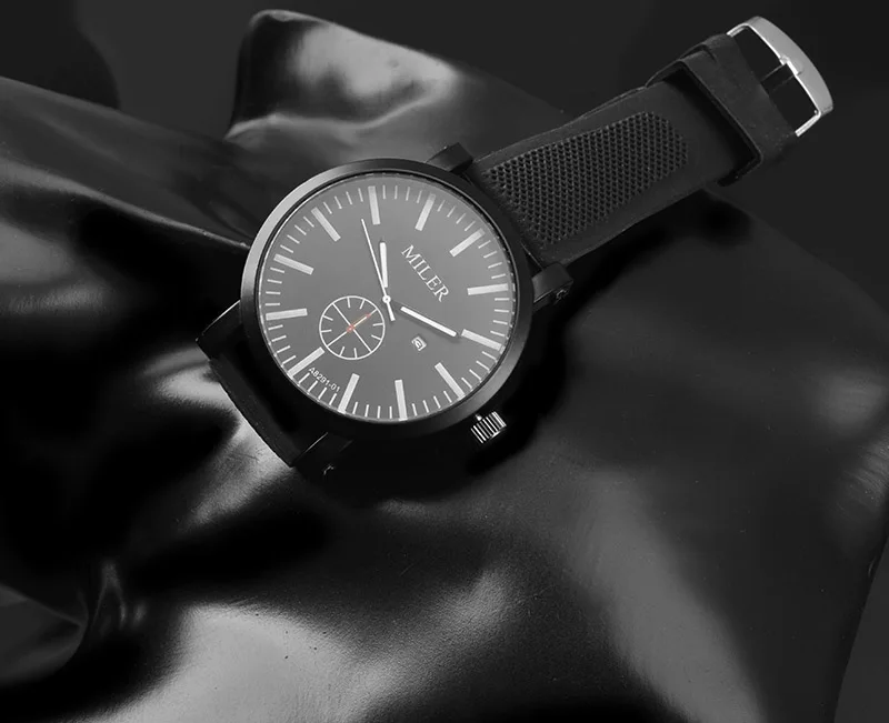 Повседневные мужские часы спортивные повседневные кварцевые наручные