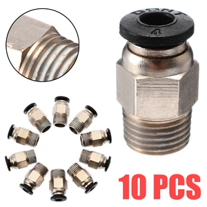 Mayitr 510 шт. пуш-ап в Quick Release установки разъем 3D-принтеры трубки Разъемы для 3d V6 PC4-M10 прямая трубка