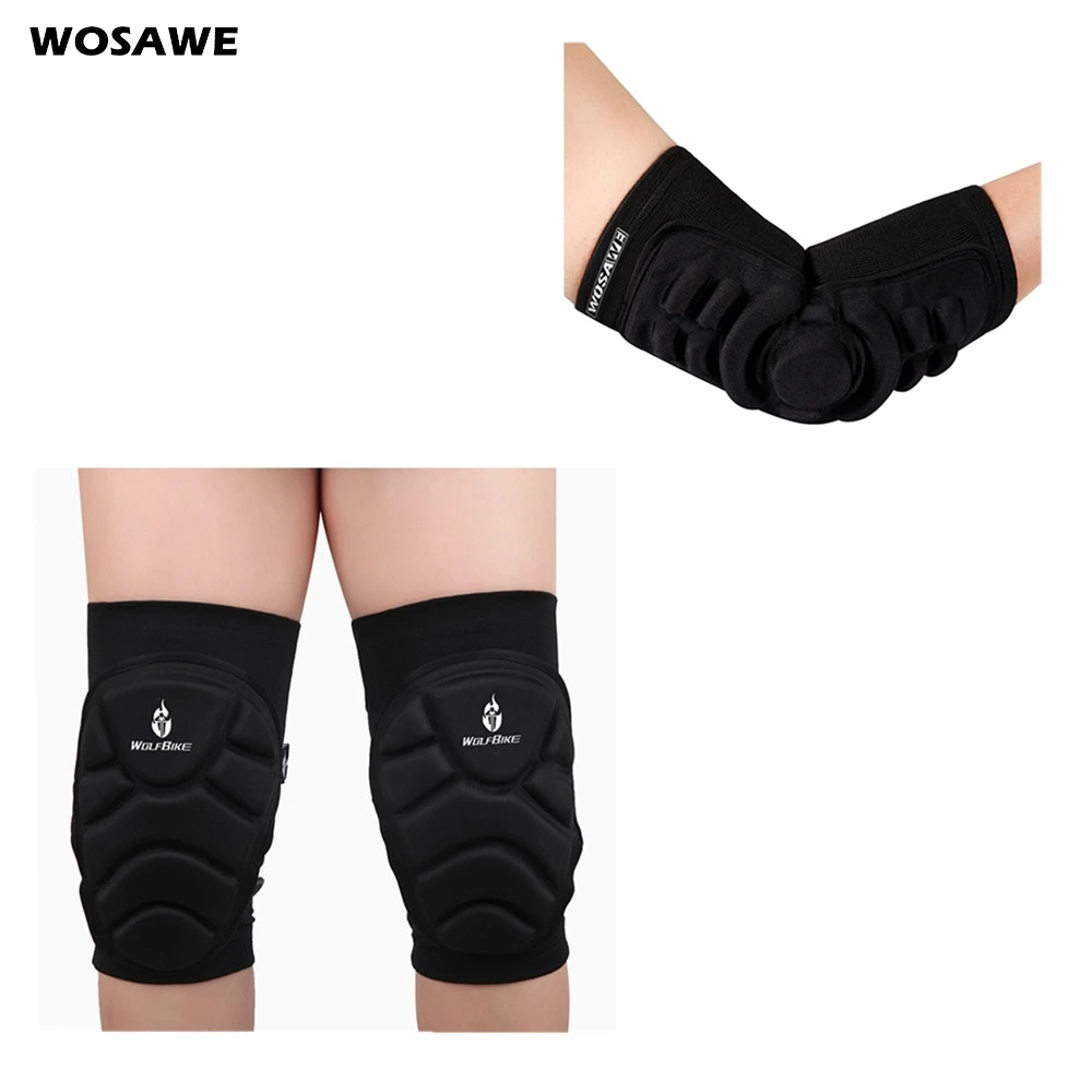 WOSAWE 4 шт. налокотники MTB DH велосипедный комплект защиты для езды на велосипеде
