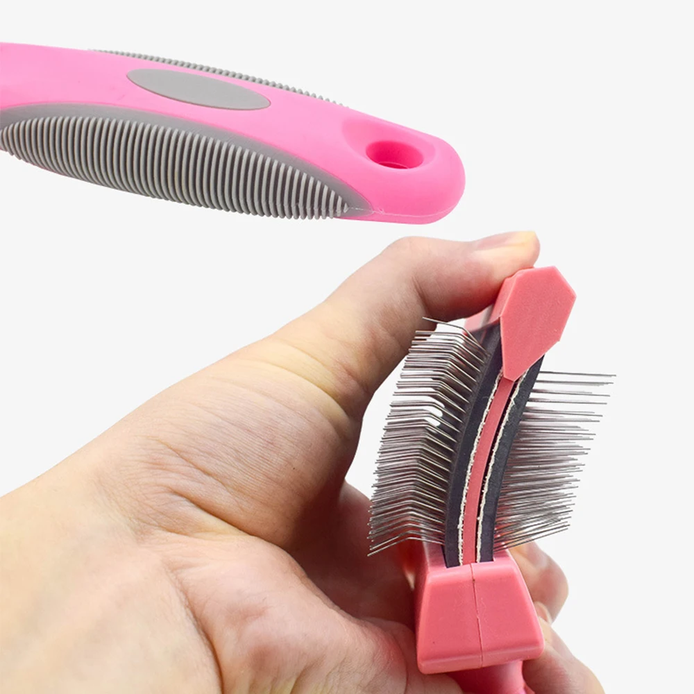

Cute Pet Hair Remover Brush Cat Dog Grooming Comb Lightweight Pets Dog Cat Grooming Combs For Shaggy Dogs