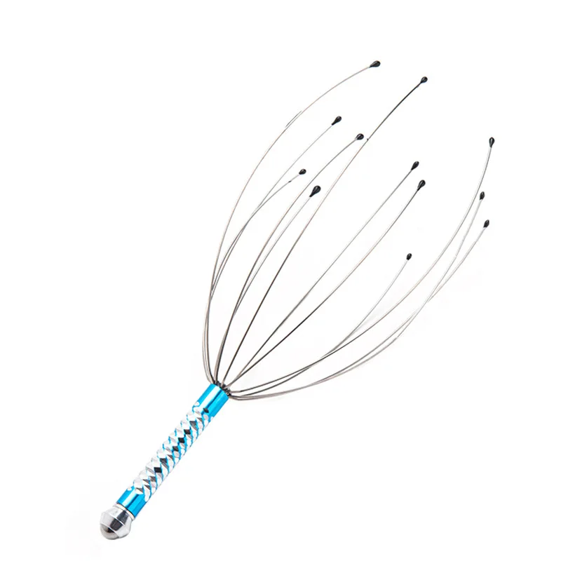 

Octopus Head Massager Scalp Relaxation Relief Body Massager Remove Muscle Tension Tiredness Metal Head Massager Instrument