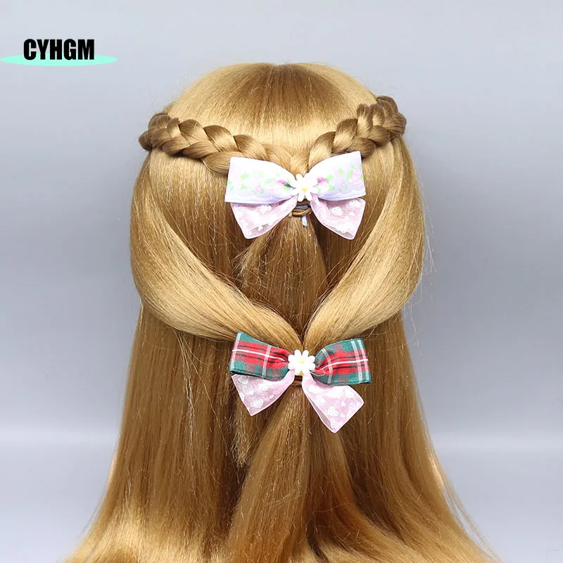 Новая мода в Корейском стиле с эластичной резинки для волос резинка обтянутая