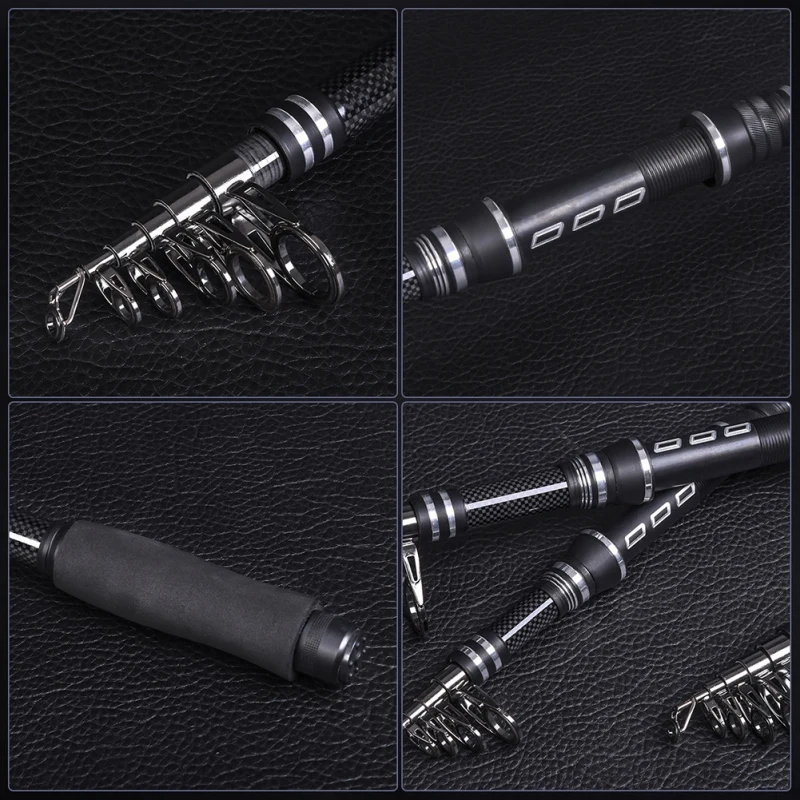 

Carbon Fiber Sea Rod Superhard Boat Ice Fly Lure Fishing Rod High Quality Fishing Tackle De Pesca 1.8m-3m Length