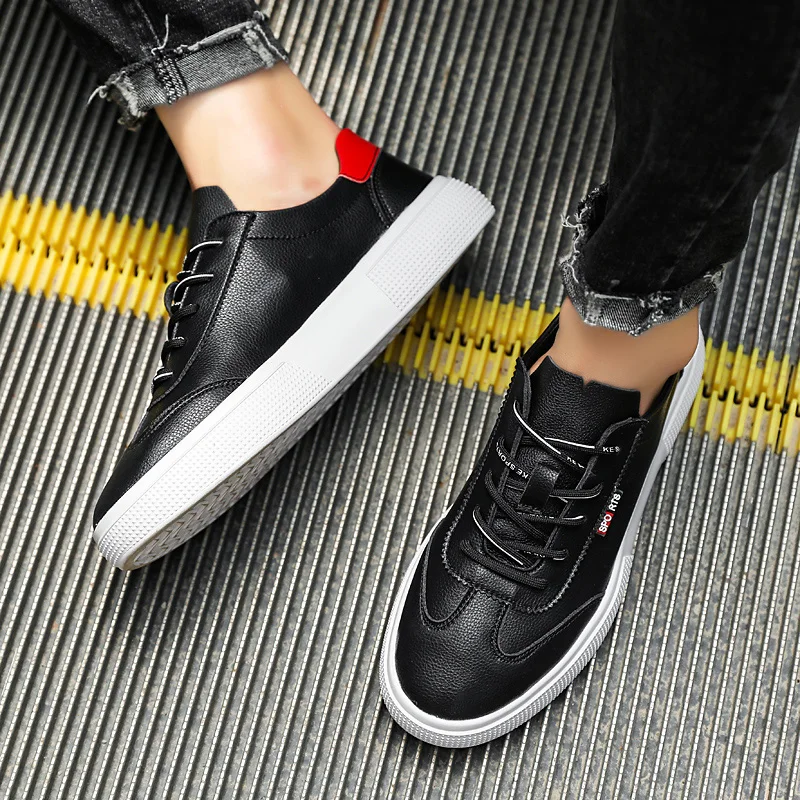 

Korean version Sneakers New Classic Style Men Casual Shoes Genuine Leather Casual Shoes Men Shoes Light Comfortable Flats