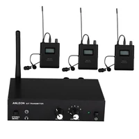 for anleon s2 uhf stereo wireless monitor system 670 680mhz 4 frequencies professional digital stage in ear monitor system