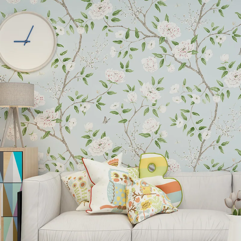 

Floral Pattern Home Decor Grey Purple BrownWhite Embossed Damask Wallpaper Bedroom Living Room Background 3D Textured Wall Paper