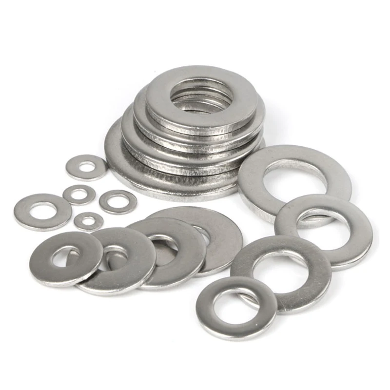 580 шт набор 304 из нержавеющей стали шайбы в ассортименте Метрические плоские