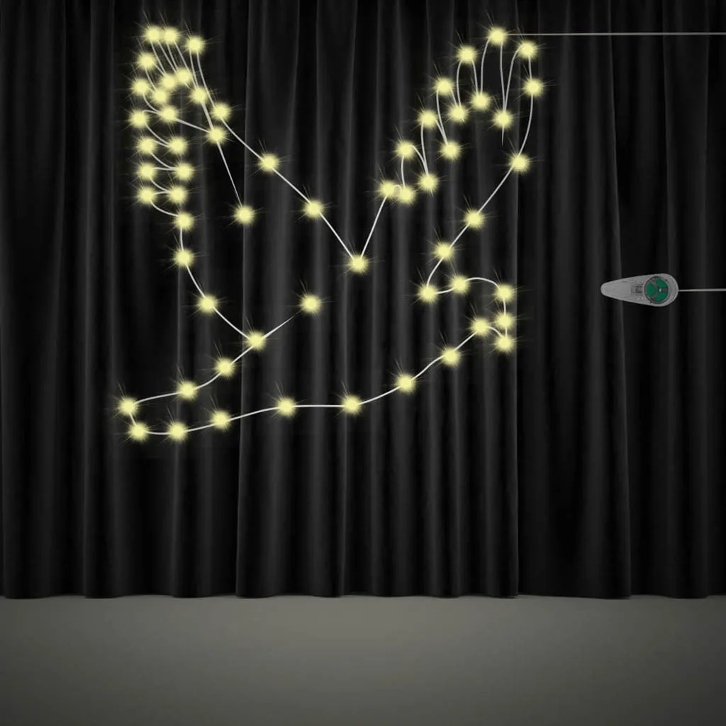 СВЕТОДИОДНАЯ Гирлянда держатель для карт и фотографий Сказочная гирлянда на