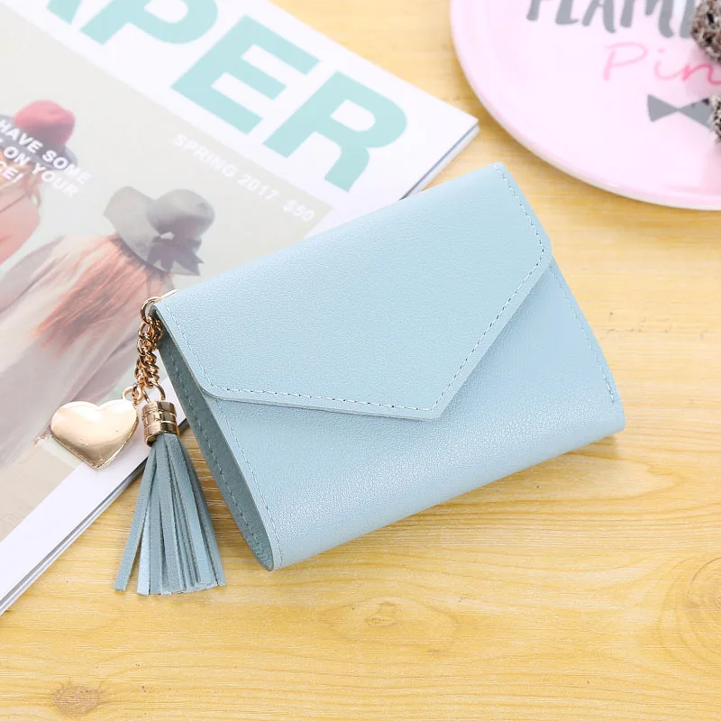 

New Leather Small Wallet Women Luxury Brand Famous Mini Women Wallets Purses Female Short Coin Zipper Purse Credit Card Holder