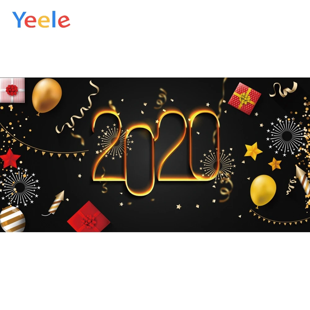 Yeele 2020 счастливый новый год семья Rave вечерние подарки фотографии фоны
