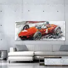 Формула 1 чемпион мира Фил Хилл лонгнос гоночный автомобиль фотокартина домашний декор Настенная картина для гостиной