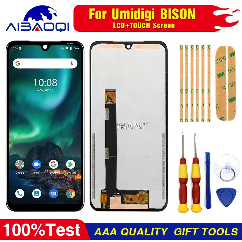 New Original 6.3 Inch Touch Screen + 2340X1080 LCD Display For Umidigi Bison Android 10 Phone enlarge