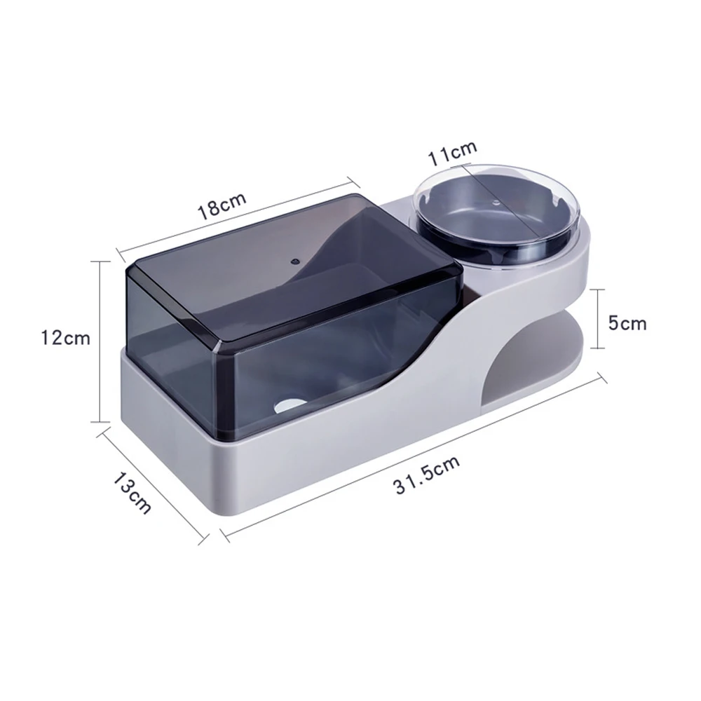 

Multifunction Home Wall-mounted Toilet Paper Holder With Ashtray Waterproof Paper Towel Storage Shelf For Bathroom Accessories