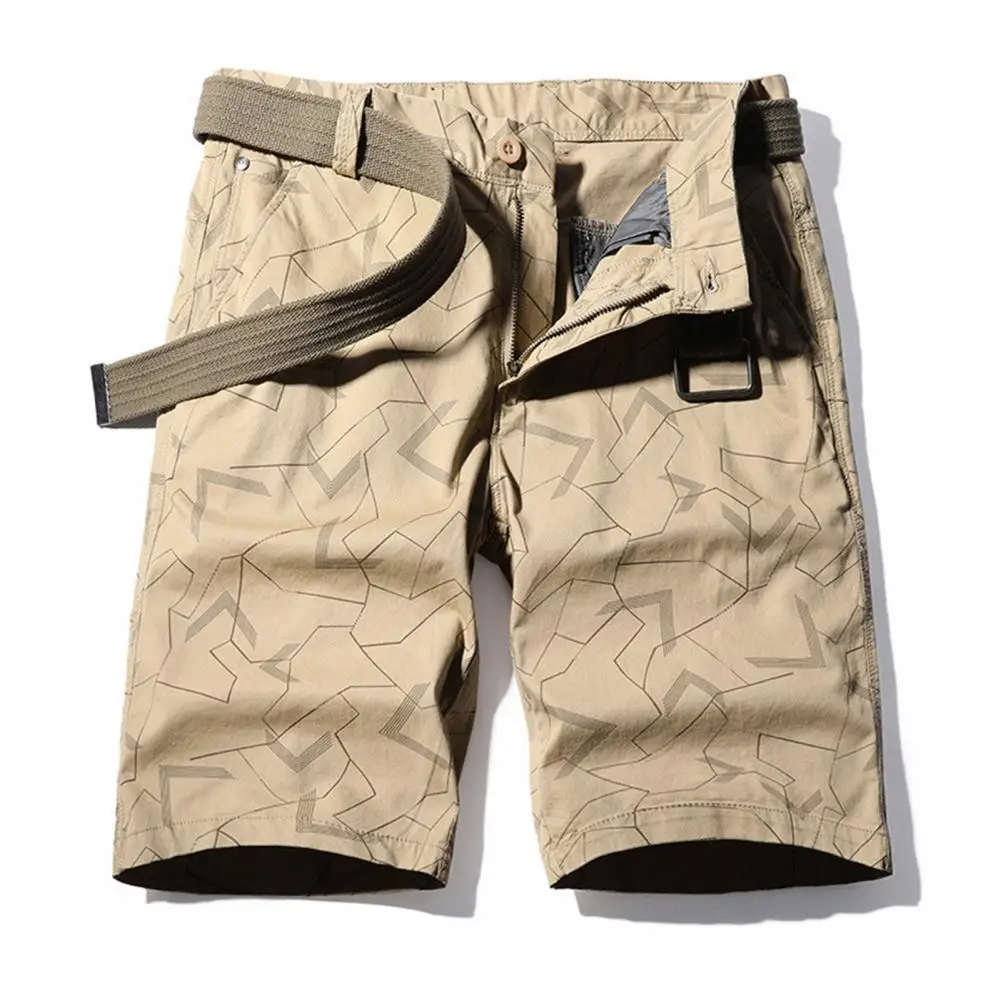 

Шорты мужские с множеством карманов, дышащие прямые спортивные штаны до колен, уличная одежда, повседневная Летняя одежда