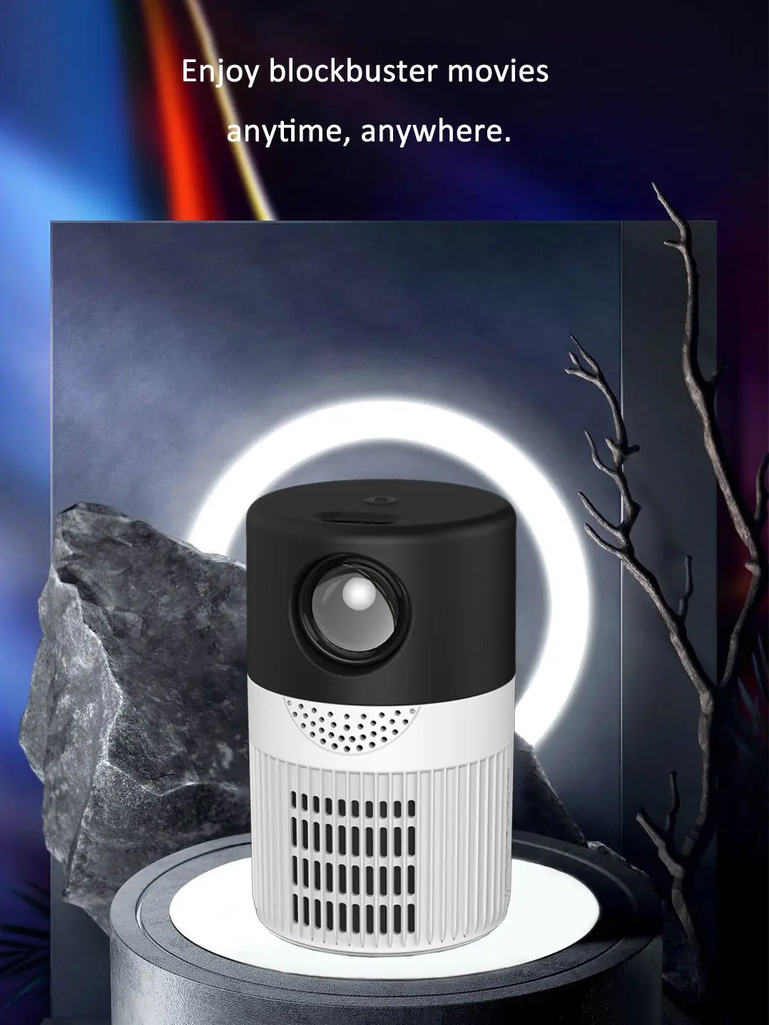 VCHIP YT400 Projector mini projector Home Proyector For Theater 1080P WiFi Portable Media Player проектор | Электроника
