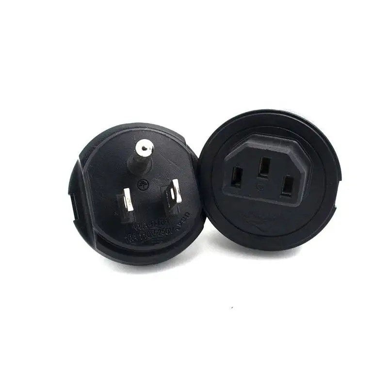 Wa-0181 Usa Power Adapter Us 3 Pin Male Plug Iec 320 C13 Socket Female Connector Iec320 To American Standard Pl | Электроника