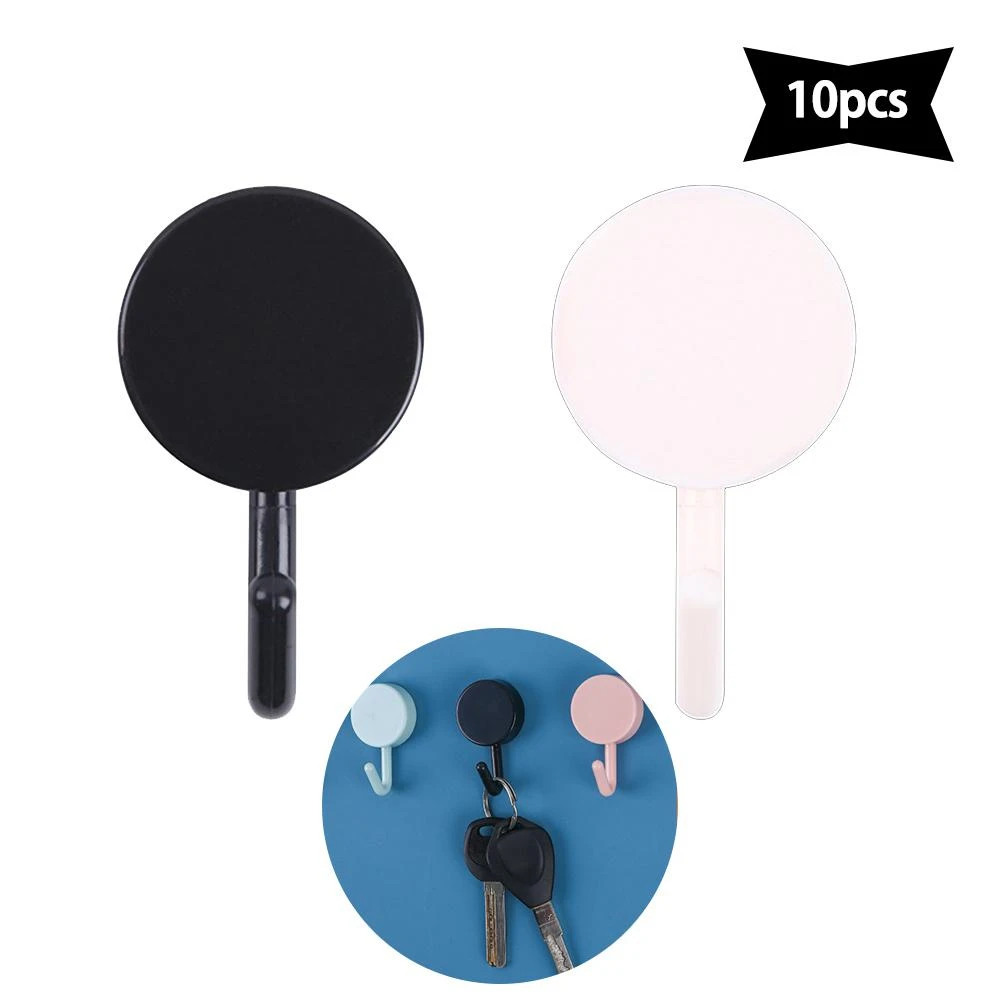10 шт./лот самоклеющиеся клейкие для одежды крюк настенный держатель двери