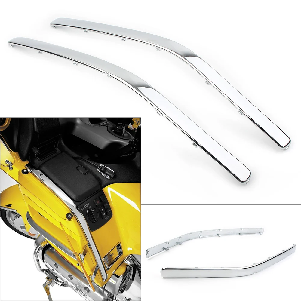 Хромированная передняя боковая обтекатель для мотоцикла Honda Goldwing GL1800 2001 2002 2003 2004