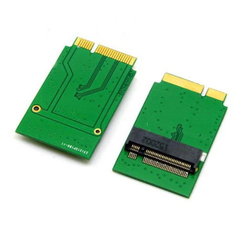 10 шт./лот M.2 NGFF SATA SSD до 7 + 17pin для MacBook 2012 AIR A1466 A1465 адаптер карта|Платы расширения| |