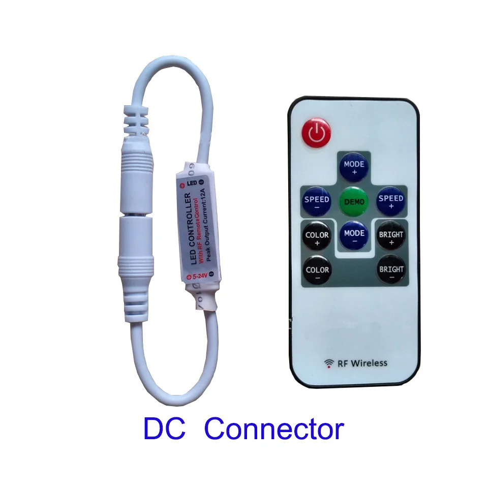 Светодиодный диммер постоянного тока мини пульт дистанционного управления