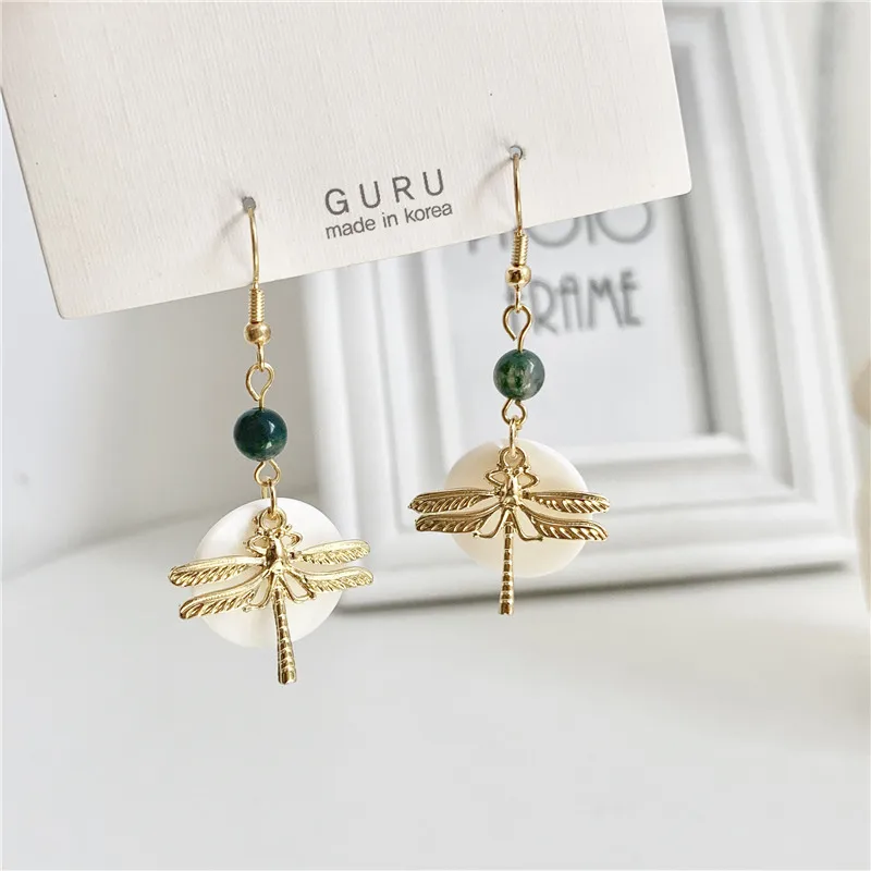 Серебряная игла модные серьги в стиле знаменитостей необычные с жемчугом