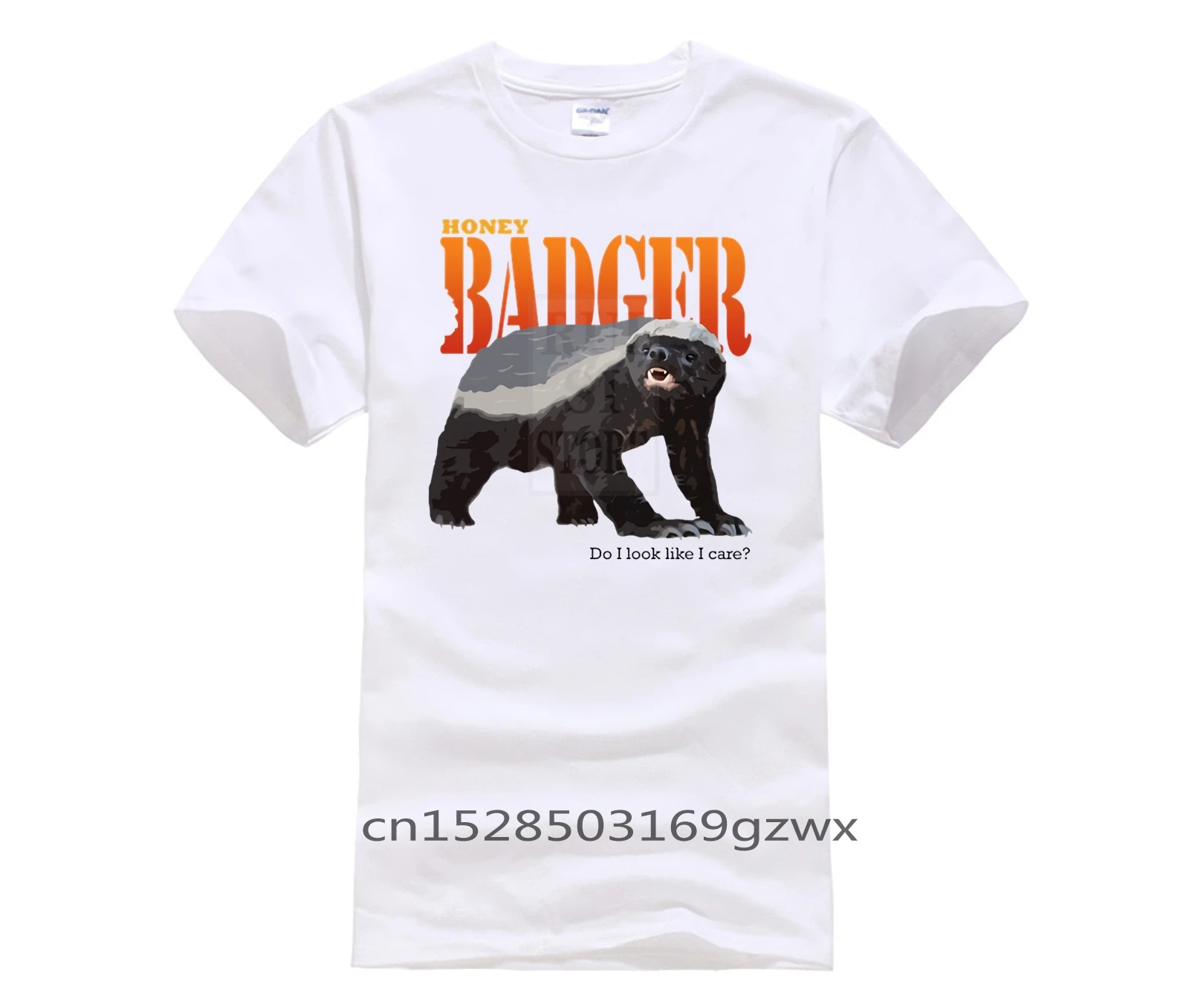 Новая летняя мужская повседневная футболка с принтом художественный медовый