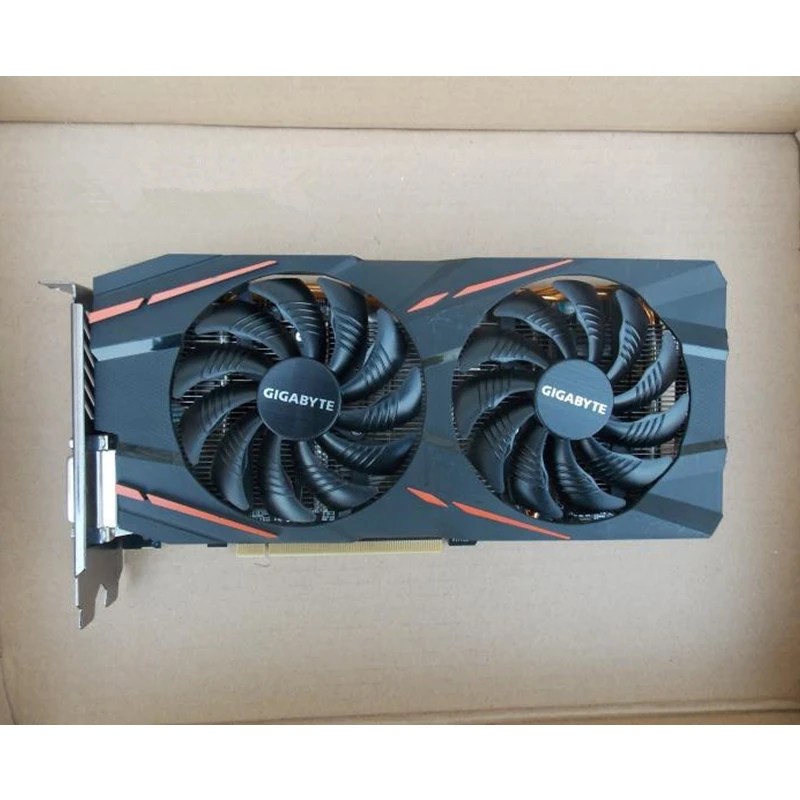 Игровая Видеокарта GIGABYTE RX580 4 Гб Radeon GPU игровые видеокарты 4G для AMD видеокарта HDMI