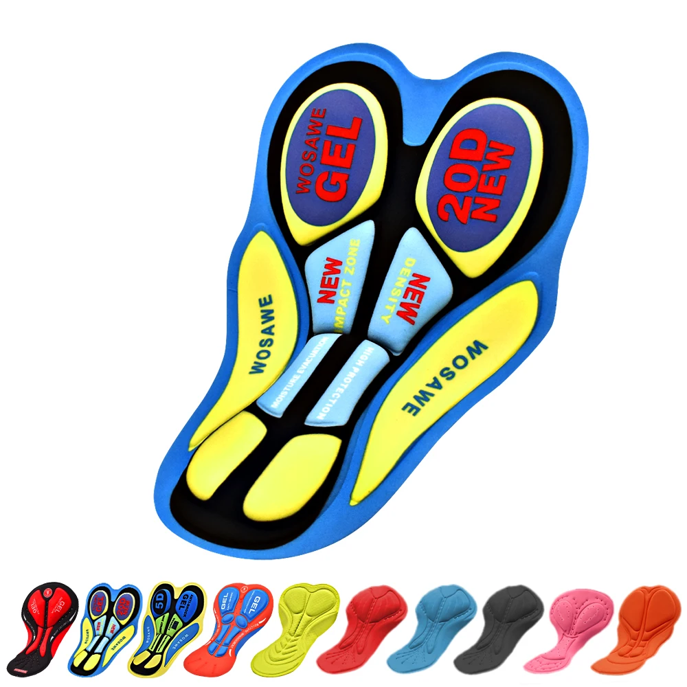 WOSAWE противоударные велосипедные шорты колготки внутренняя подкладка гелевая