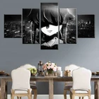 Картина на холсте художественные плакаты 5 панелей Mirai Nikki Gasai Yuno анимация для гостиной модульная рамка для домашнего декора