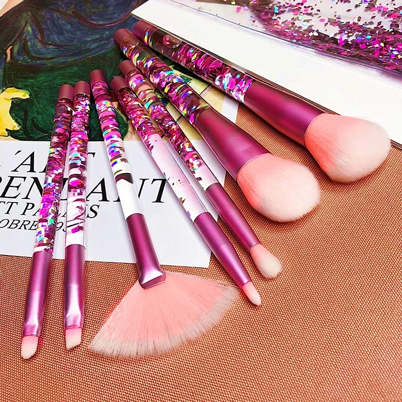 7 шт. кисти для нанесения пудры теней век и бровей | Красота здоровье