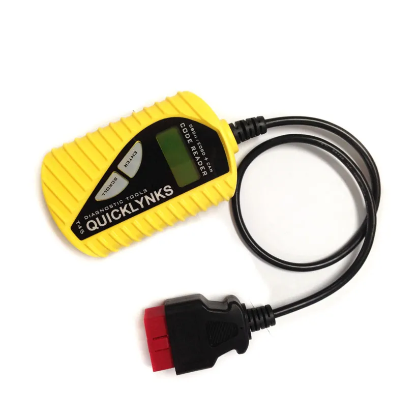 Quicklynks T45 Автомобильный Диагностический Считыватель Кодов CAN OBD2 EOBD Многоязычная