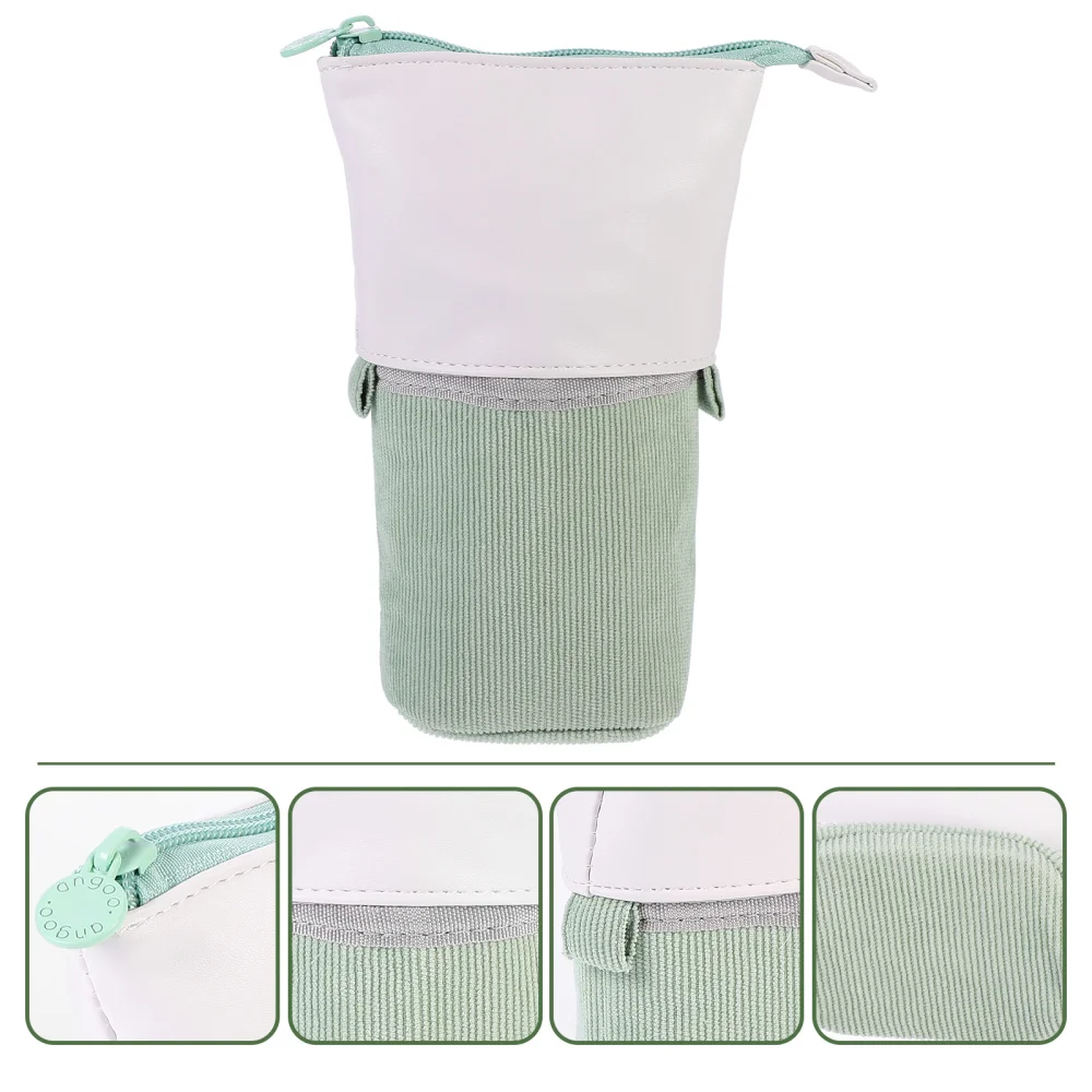 

1pc Lovely Student Simple Telescopic Pencil Holder Pencil Bag Stationery Bag