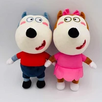 2pcsset wolfoo plush anime wolfoo family plushtoy lucy doll suitable for fans boy girls gift dolls 30cm