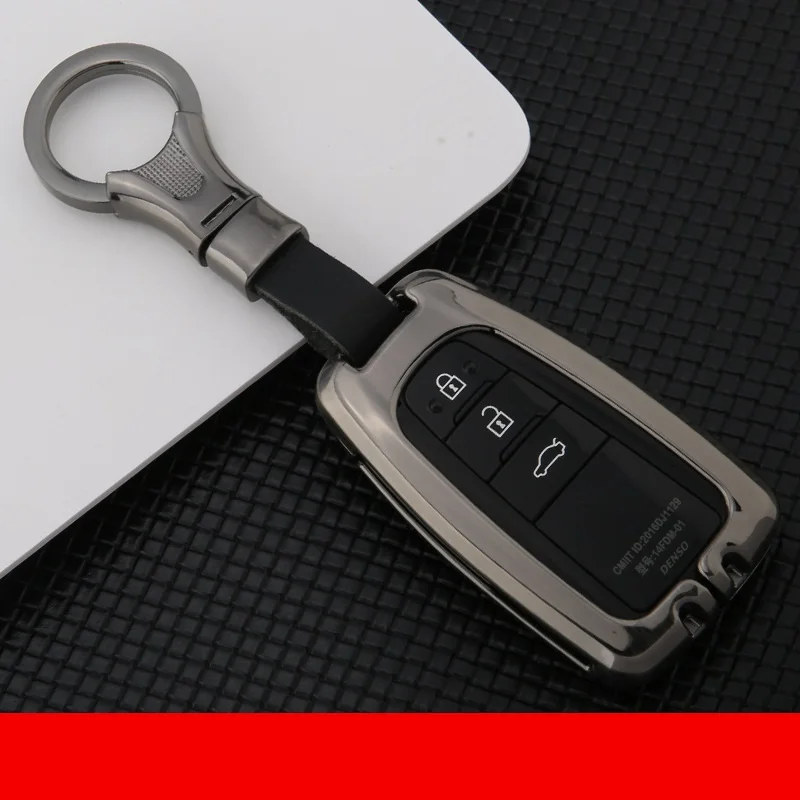 Чехол для ключей из цинкового сплава чехол Toyota Camry Corolla C HR CHR Prado 2018 защита