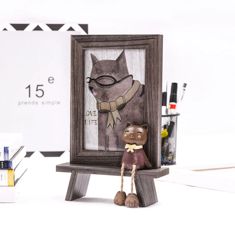 

Picture Painting Photo Frame Picture Holder Nordic Ornament Design Photo Frame Gifts Marcos Para Fotos Home Decoration DF50XK