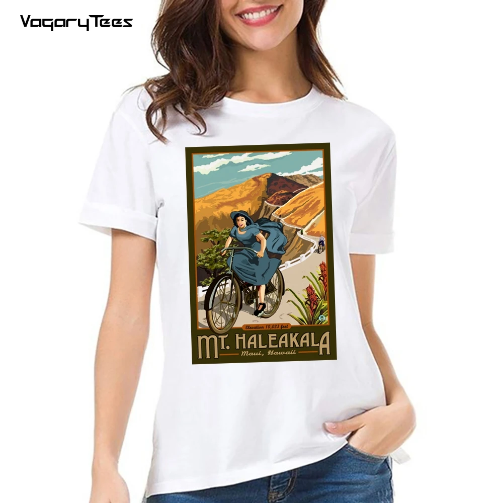 

Женская футболка с коротким рукавом, летняя Винтажная футболка в стиле ретро