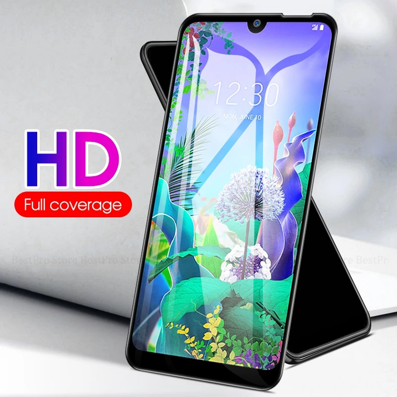 90D закаленное стекло для LG Q60 K50 протектор экрана Полный Клей чехол K12 Prime LMX525BAW 6 26