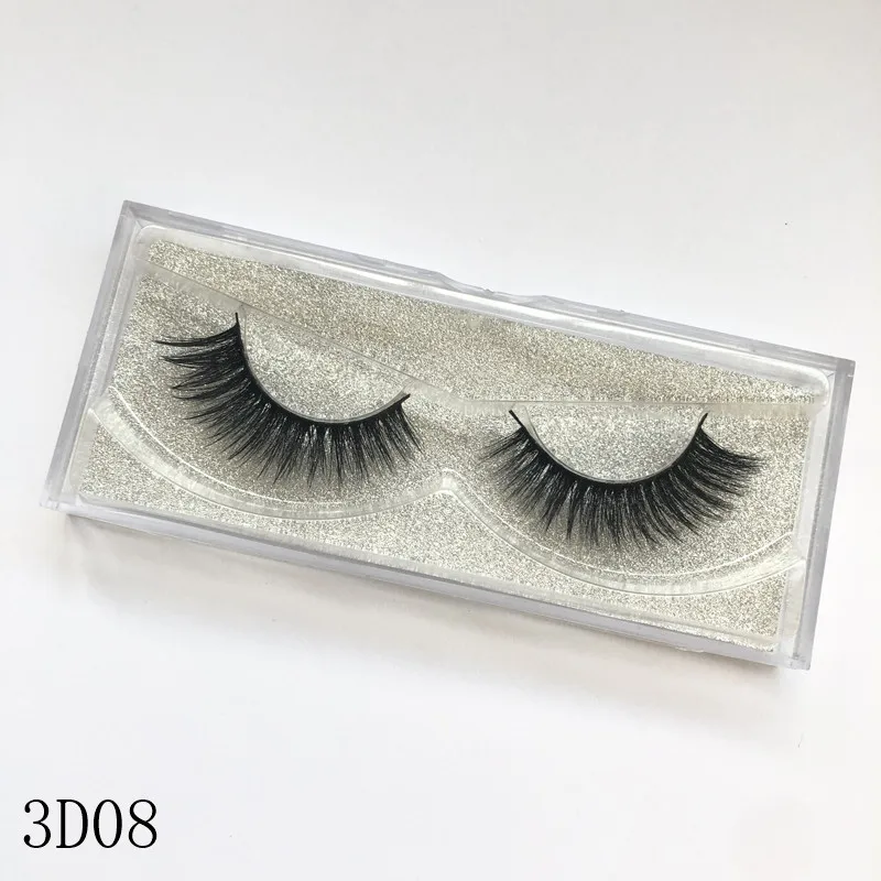 Ресницы ручной работы настоящие накладные норковые ресницы 3D натуральные